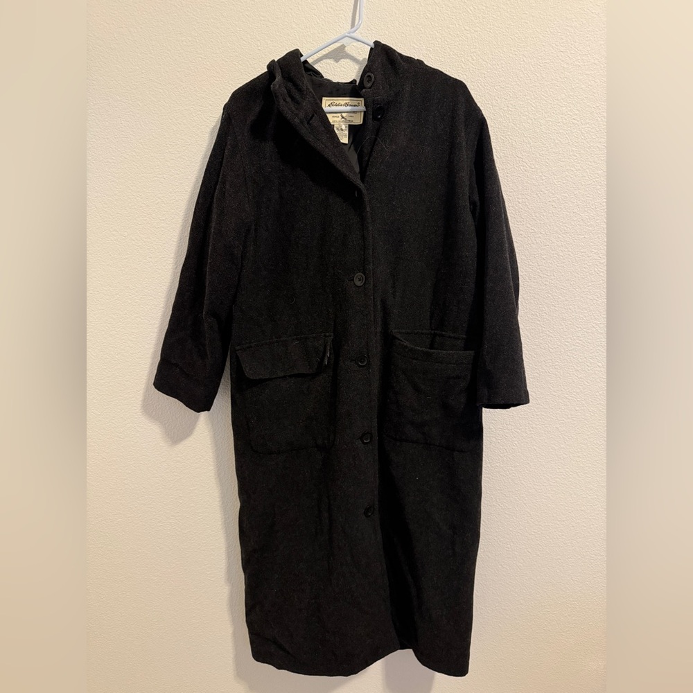 Eddie Bauer wool blend pea coat